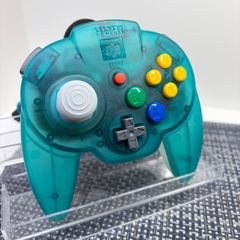 N64】NINTENDO64 ホリパッド ミニコン クリアブルー - メルカリ