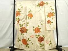 平和屋着物■豪華振袖　駒刺繍　牡丹文　金彩　正絹　逸品　DABH8544qaのサムネイル