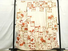 平和屋着物■豪華振袖　駒刺繍　色紙枝花梅文　牡丹　金彩　正絹　逸品　DABH8551qaのサムネイル