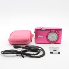 動作OK✨Nikon COOLPIX S3600 ピンク オールドコンデジ 箱付 - メルカリ