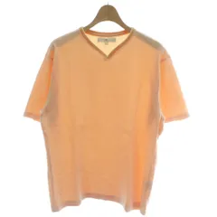 ジョセフアブード JOSEPH ABBOUD Tシャツ カットソー  L オレンジ Vネック 半袖 /GG ■GY59のサムネイル