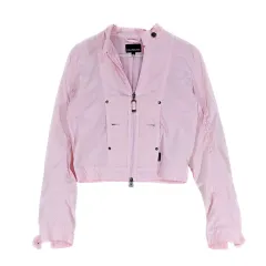 Calvin Klein カルバン・クライン レディース スポーティー スリムフィット クロップド アウター 95 状態良し ライトピンク 00956のサムネイル