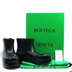 BOTTEGA VENETA ボッテガヴェネタ PUDDLE SHEARLING パドル シアリング ブラック ラバー ブーツ 41サイズ (約26cm) 43サイズ（約28cm） 676889 V1BM0 新品未使用のサムネイル