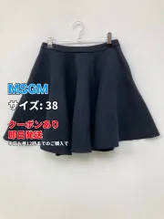 MSGM エムエスジーエム ショート/ミニスカート 38 ネイビー レディースのサムネイル
