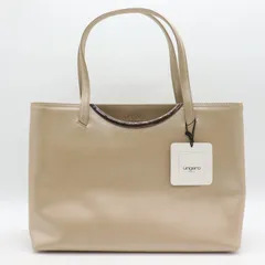 ウンガロ ハンドバッグ トートバッグ レザー 鞄 カバン ブランド レディース ベージュ emanuel ungaro 【中古】のサムネイル