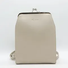 タケオキクチ ショルダーバッグ がま口 斜め掛け 鞄 カバン ブランド レディース ベージュ TAKEO KIKUCHI 【中古】のサムネイル