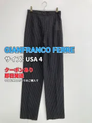 GIANFRANCO FERRE スラックス USA 4 ネイビー レディースのサムネイル