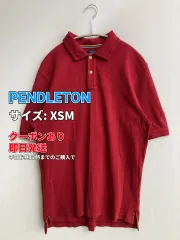 PENDLETON ペンドルトン ポロシャツ XSM レッド 無地 半袖 メンズのサムネイル