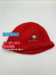 SANRIO サンリオ ニットキャップ/ビーニー レッド レディースのサムネイル