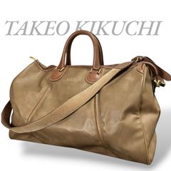 新品】タケオキクチ ボストンバッグ ネイビー（778503） - メルカリ