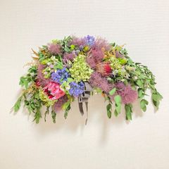 かすみそうティアドロップリース　ドライフラワー かすみそうティアドロップリース ドライフラワー - メルカリ
