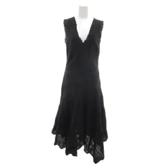 オールセインツ ALLSAINTS 美品 ノースリーブワンピース ロング丈 Vネック 160/80A 黒 ブラック /SJ ■GY06のサムネイル