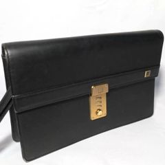 dunhill ビジネスバッグ ダイヤルロック式 レザー ブラック - メルカリ