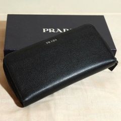 美品】PRADA プラダ ジッピー 長財布 ブラック ナイロン レザー - メルカリ