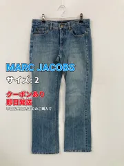 MARC JACOBS マークジェイコブス デニムパンツ 2 ブルー フルレングス 無地 スタンダード フレア・ブーツカット レギュラー ヴィンテージ レディースのサムネイル