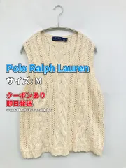 Polo Ralph Lauren ポロラルフローレン ベスト M アイボリー 無地 レディースのサムネイル