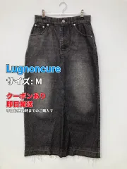 Lugnoncure ルノンキュール デニムスカート M ブラック ロング・マキシ丈 タイト レディースのサムネイル