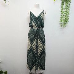 現行タグ マレーラ ボタニカル柄 オールインワン ワイドパンツ ベルト