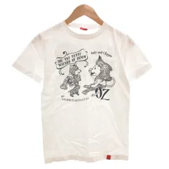 ステュディオダルチザン STUDIO D'ARTISAN Tシャツ XS 半袖 ロゴ イラスト プリント クルーネック 白 ホワイト /AE ■GY53のサムネイル