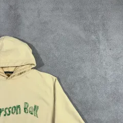 アンダースンベル 刺繍 ロゴ ベージュ フーディーTシャツのサムネイル