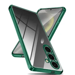 SAI Galaxy S24 ケース SC-51E SCG25 クリア メッキ加工 耐衝撃 カバー 衝撃吸収 携帯ケース ギャラクシー S24 透明な背面 ケース 米軍MIL規格 SGS認証 TPU 韓国 おしゃれランキング スマホケース 指紋防止 滑り止めのサムネイル