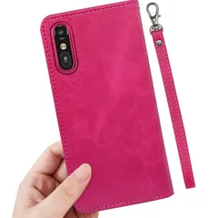 らくらくスマートフォン a A401FC / Lite fcg03 MR01 ケース 手帳型 適用 【 Xungoujp ストラップ付き カード入れ 財布型 】 らくらくスマートフォンfcg03 スマホケース 手帳 耐衝撃 A401FC case カバー PUのサムネイル