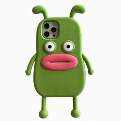 mayababy 対応iphone13/14/15/16用ケース 耐衝撃 可愛い 3D立体 アヒル 動物 ぬいぐるみ シリコンのTPUソフトケース かわいい 個性 携帯カバー キャラクター アニマル 擦り傷防止 デザイン背面スマホケースのサムネイル