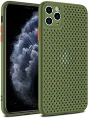 MAYABABY 対応 iPhone16E用のケーススマホケース 超スリムな メッシュ 通気性 放熱 シリコンのTPUソフトケース 耐衝撃 アイフォン16e用プラス ケース 携帯ケース 超薄型 超軽量 中空放熱のサムネイル