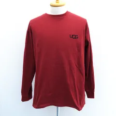 UGG / アグ ◆長袖Tシャツ/ロンT/トレーナー/スウェット/ロゴ刺繍/レッド/XL【メンズ/MEN/男性/ボーイズ/紳士】メンズファッション【中古】のサムネイル