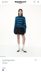 ADER ERROR SIGNIFICANT ニット bl tag knit 03のサムネイル
