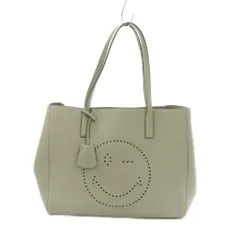 アニヤハインドマーチ ANYA HINDMARCH エブリースマイリー ウインクトートバッグ レザー グレージュ /MI ■OSのサムネイル