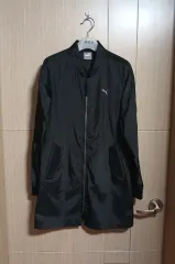 レディース PUMA プーマ ロング ウィンドブレーカー ジャケット (90)のサムネイル