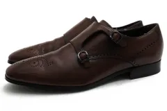 トッズ／TOD'S シューズ ビジネスシューズ 靴 ビジネス メンズ 男性 男性用 レザー 革 本革 ダークブラウン 茶 ブラウン  メダリオン ダブルモンクストラップ マッケイ製法のサムネイル