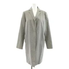 アンクライン ANNE KLEIN チェスターコート ロング丈 千鳥格子 11 グレー 84610 /AN55 ■BMのサムネイル
