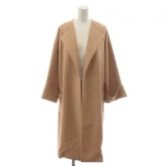 スピック&スパン Spick&Span 20SS ノーカラーコート ロング ウール混 34 ピンク /RR ■MUのサムネイル