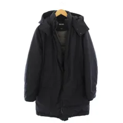 ゼニア Zegna Stratos Technical  ダウンコート ミドル丈 フーディ 48 紺 /KH ■BMのサムネイル