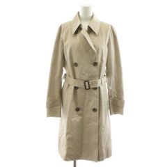 23区 ロングトレンチコート 38 薄ベージュ シングルボタン オンワード