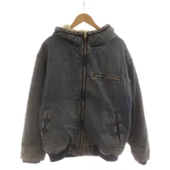 レイジブルー RAGEBLUE DENIM&MILITARY ブルゾン 上着 デニム 裏ボア M 青 ブルー フード ジップアップ /RR35のサムネイル