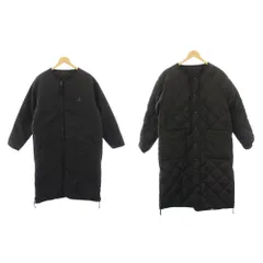 グラミチ GRAMICCI B:MING by BEAMS 別注 リバーシブル 2way ダウンコート キルティングコート ジップアップ ロング M 黒 ブラック 93-19-0359-585 /HN のサムネイル