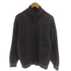 チャップス CHAPS RALPH LAUREN ニットジャケット ジップアップ ウール M グレー /AN69のサムネイル