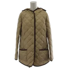 クロコダイル CROCODILE ダウンジャケット キルティングジャケット M ベージュ 長袖 フード 0304-75406/0104-75406 /GG5のサムネイル