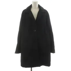 ドゥクラッセ DoCLASSE コート ロング丈 S 黒 ブラック 無地 長袖 中綿 アウター /AN80のサムネイル