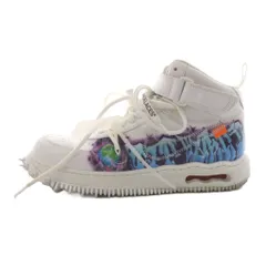ナイキ NIKE × オフホワイト Off-White エアフォース ミッド Air Force 1 Mid スニーカー シューズ ロゴ US9.5 27.5cm 白 ホワイト DR0500-100 /AN29のサムネイル