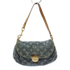 ルイヴィトン LOUIS VUITTON ミニプリーティ モノグラムデニム ハンドバッグ ブルー M95050 /KH ■OHのサムネイル
