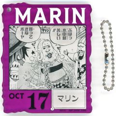 [중고] 열쇠 고리 OCT.17 마린 아크릴 블록 매력 [이치 반 쿠지 원피스 ONE PIECE BASE SHOP 복권 366DAYS OF BIRTHDAYS (10 ~ 12 월)] 아크릴 블록 매력 상