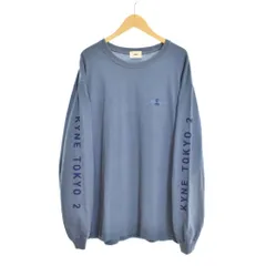 ソフネット SOPHNET. Tシャツ カットソー 長袖 ロンT プリント L 青 ブルーのサムネイル