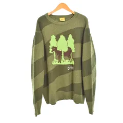 ダイム DIME Bovine Wool Knit ニット セーター 長袖 M 緑 グリーンのサムネイル