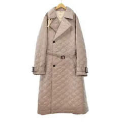 シンヤコズカ SHINYA KOZUKA 24AW TRENCH WITH KAPOK KNOT キルティング トレンチコート M グレー 2402SK11 ☆AA★のサムネイル