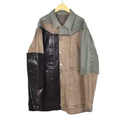 リックオウエンス Rick Owens 切り替え ワーカー ジャケット ブルゾン 48 ベージュ RR02B2720-SCOMW1 ☆AA★のサムネイル