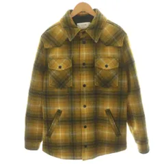 セリーヌ CELINE 21AW チェックキルティングシャツジャケット ブルゾン ウール アウター 46 黄 イエロー 黒 ブラック 2W410322S /AN25 ☆AA★のサムネイル